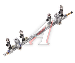 Изображение 2, 4216.1104010-06 Рампа ГАЗ-3302 дв.УМЗ-4216 Евро-3 форсунок (быстросъемный штуцер) в сборе PEKAR