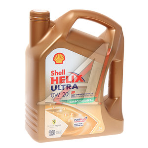 Изображение 1, 550063071 Масло моторное HELIX ULTRA SP 0W20 C5/SP синт.5л SHELL