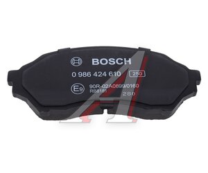 Изображение 4, 0986424610 Колодки тормозные MAZDA 323 BJ (97-02) передние (4шт.) BOSCH