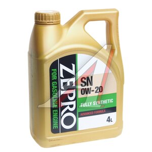 Изображение 1, 30011331-004 Масло моторное ZEPRO FULLY-SYNTHETIC 0W20 синт.SN/GF-5 4л