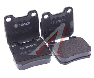 Изображение 2, 0986490500 Колодки тормозные OPEL Omega A, Vectra B задние (4шт.) BOSCH