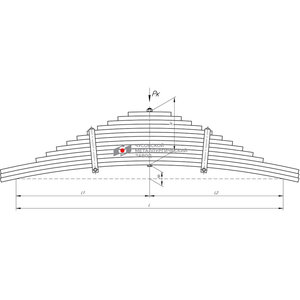 Изображение 1, 1002213KZ-2912012 Рессора КАМАЗ-6520 задняя (13 листов) L=1600мм ЧМЗ