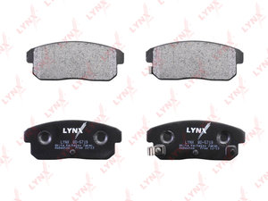 Изображение 2, BD5719 Колодки тормозные NISSAN Maxima (99-) задние (4шт.) LYNX