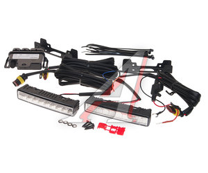 Изображение 1, 12831WLEDX1 Огни ходовые дневного света 12V DAY LIGHT (124х23мм) комплект PHILIPS