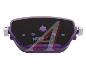 Изображение 4, PN0701 Колодки тормозные MERCEDES E (320/400/450) задние (4шт.) NIBK