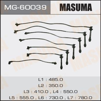 Изображение 1, MG60039 Провод высоковольтный TOYOTA Mark 2 (1G-FE) комплект MASUMA
