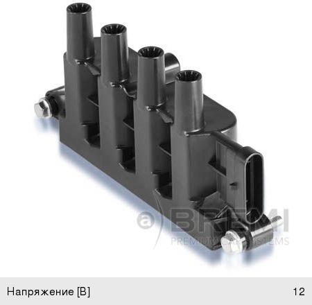 Изображение 1, 20491 Катушка зажигания FIAT Doblo (05-), Punto (12-) (1.2/1.4) BREMI