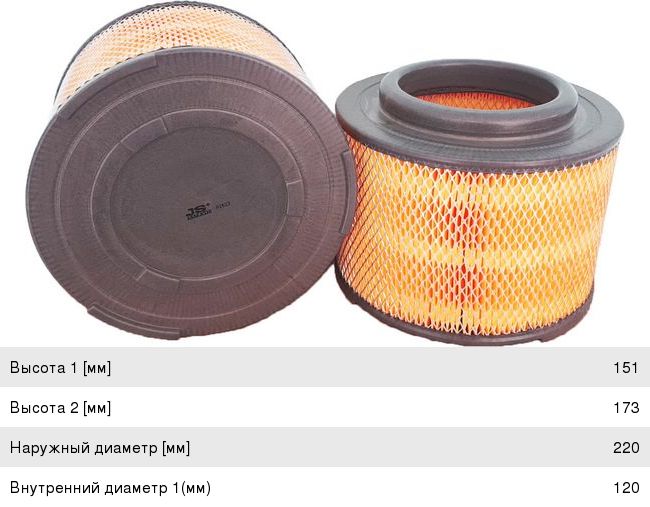 Изображение 1, A1513 Фильтр воздушный FORD Ranger JS ASAKASHI