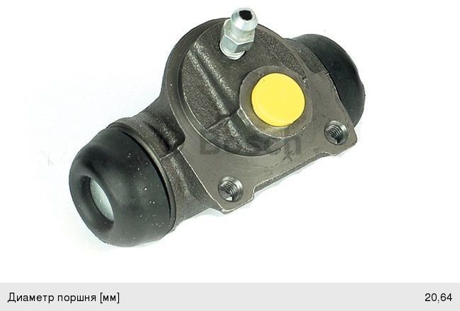 Цилиндр тормозной задний NISSAN Primera (96-01) правый BOSCH