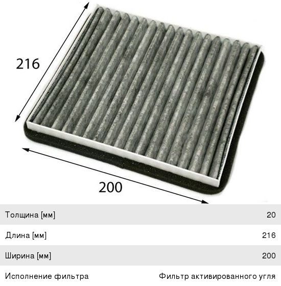 Изображение 1, AC0209C Фильтр воздушный салона CHEVROLET Spark (10-) угольный JS ASAKASHI