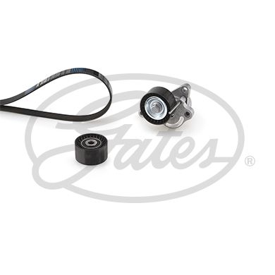 Изображение 1, K017PK1973 Ремень приводной поликлиновой RENAULT Laguna комплект с роликами GATES