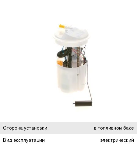 Насос топливный VOLVO S40 (04-12) BOSCH