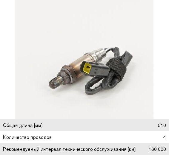 Датчик кислорода MAZDA MPV (03-) BOSCH