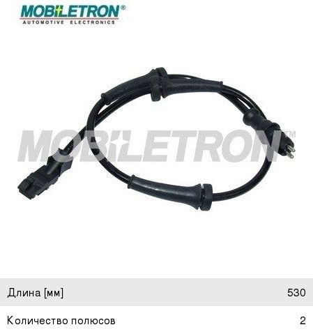 Изображение 1, ABEU045 Датчик АБС RENAULT Megane (02-) колеса переднего MOBILETRON