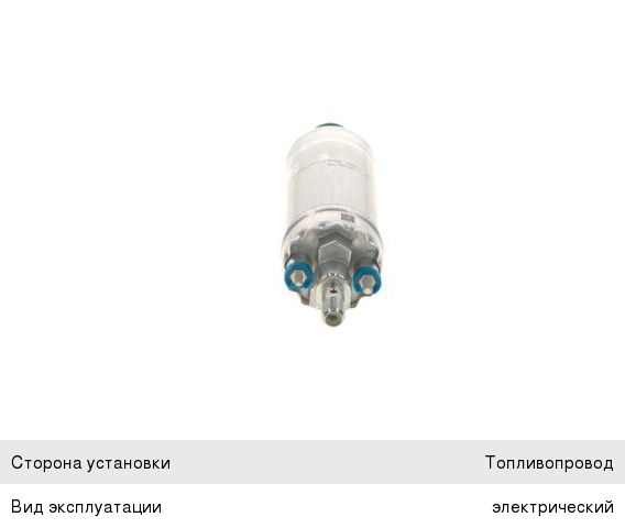 Насос топливный MERCEDES C (W203), E (W210), S (W140), G (W463) (96-) BOSCH