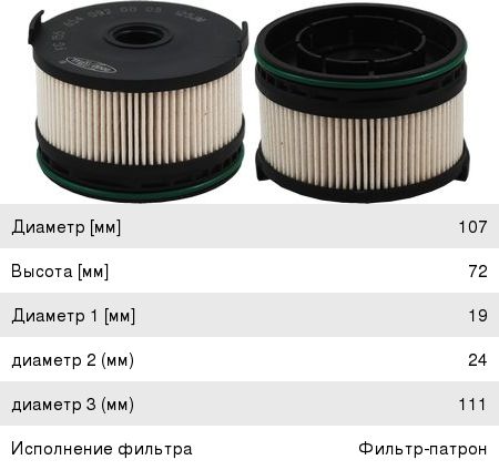 Изображение 1, FG155 Фильтр топливный MERCEDES E (W213) (16-) GOODWILL