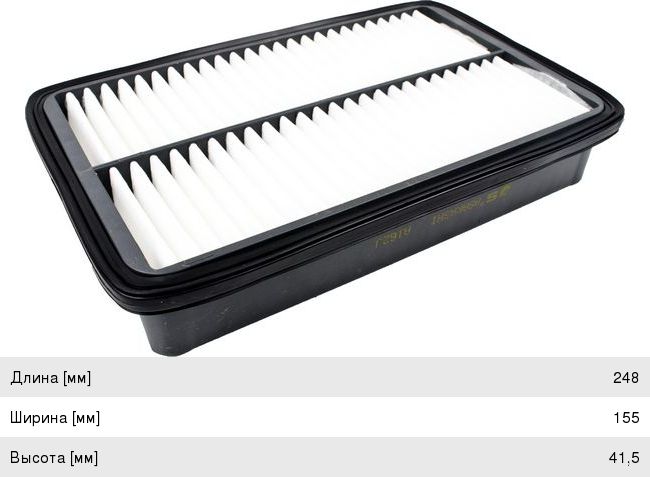 Изображение 1, A162J Фильтр воздушный TOYOTA Celica JS ASAKASHI