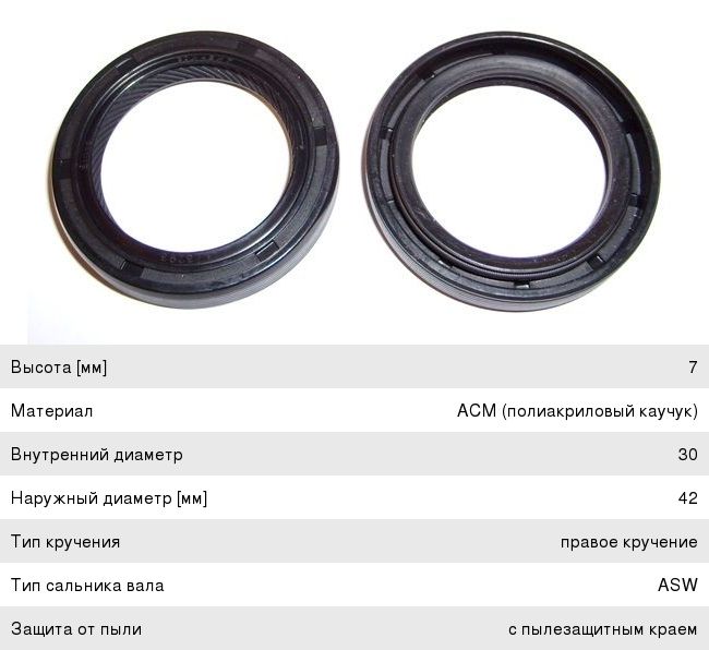 Изображение 1, 440.720 Сальник распредвала FIAT Punto (93-09) передний ELRING
