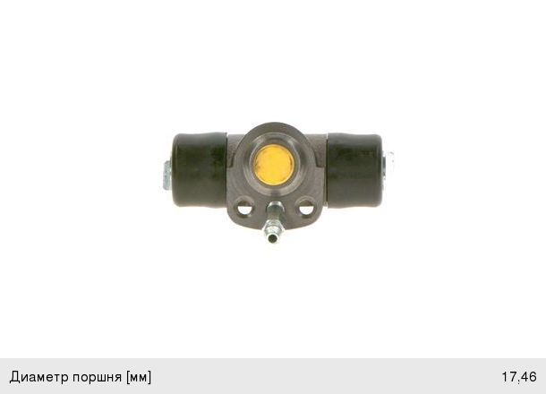 Цилиндр тормозной задний VW Caddy, Golf, Jetta, Passat AUDI 50, 80, 90, 100 левыйправый BOSCH