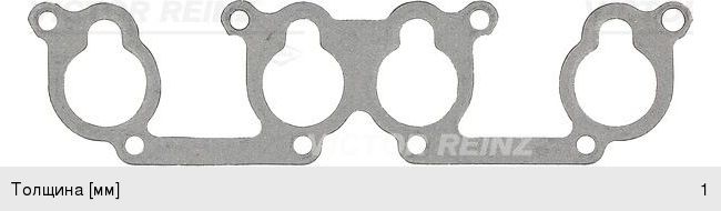 Изображение 1, 71-31983-00 Прокладка коллектора VW Golf (00-05) впускного VICTOR REINZ