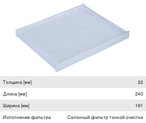 Изображение 1, AC0228 Фильтр воздушный салона FORD Fiesta (08-) угольный JS ASAKASHI