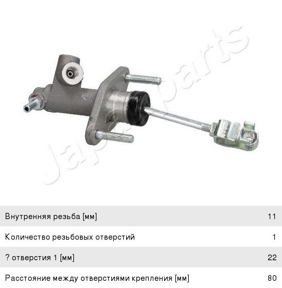 Изображение 1, FR402 Цилиндр сцепления главный HONDA Accord (93-96) JAPANPARTS