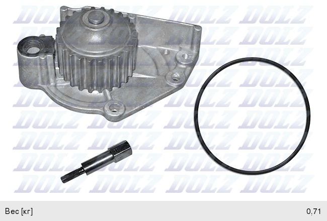 Изображение 1, M243 Насос водяной LAND ROVER Freelander (98-) DOLZ