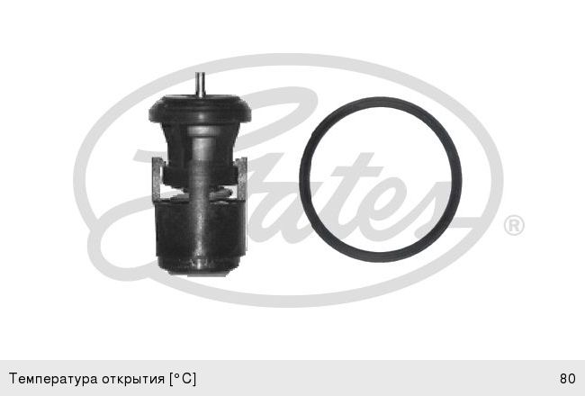 Изображение 1, TH14780G1 Термостат VW Polo (02-09) GATES