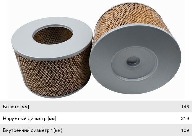 Изображение 1, A190J Фильтр воздушный TOYOTA Land Cruiser Prado (95-08) JS ASAKASHI