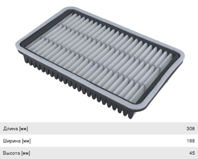 Фильтр воздушный TOYOTA Mark, Chaser (96-01) JS ASAKASHI, 17801-46070,
                                                          фото 1 Изображение 1, A189J Фильтр воздушный TOYOTA Mark, Chaser (96-01) JS ASAKASHI