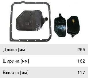 Изображение 1, JT339K Фильтр масляный АКПП HUMMER H3 (05-) (с прокладкой) JS ASAKASHI