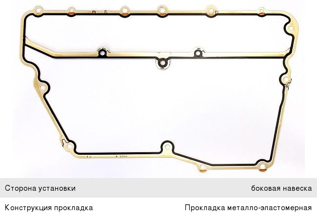 Изображение 1, 381.945 Прокладка SCANIA P, G, R, T series теплообменника КПП GR905 ELRING