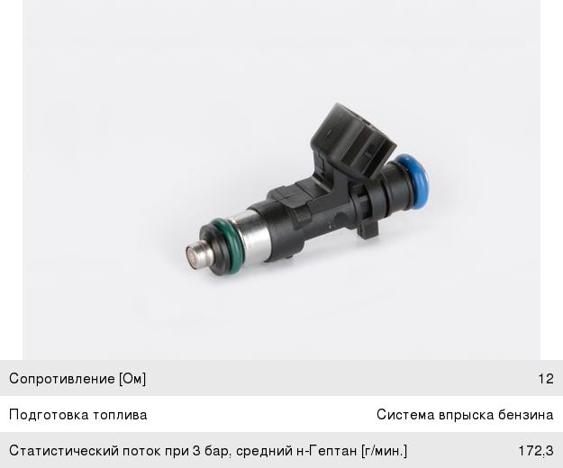 Форсунка CHRYSLER 300 топливная BOSCH