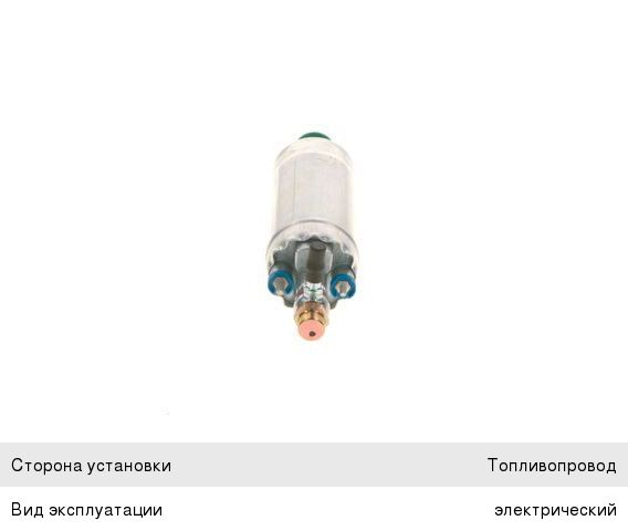 Насос топливный MERCEDES C (W203), E (W210), S (W140), G (W463) BOSCH