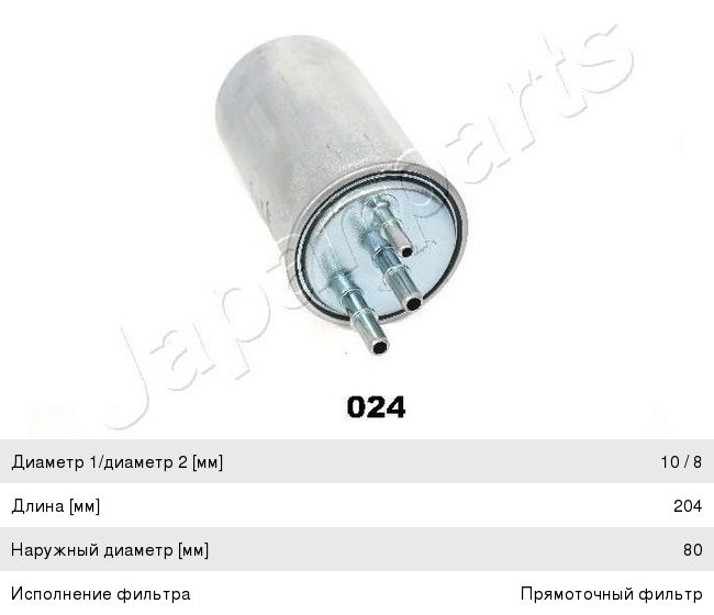 Изображение 1, FC024S Фильтр топливный GREAT WALL Hover H5 тонкой очистки JAPANPARTS