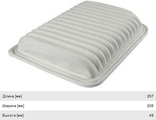 Изображение 1, A3022 Фильтр воздушный MITSUBISHI Lancer (06-14), Outlander (12-14) JS ASAKASHI