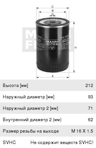 Фильтр топливный КАМАЗ-ЕВРО-4, Д-245 ЕВРО-3 DAF IVECO тонкой очистки ...