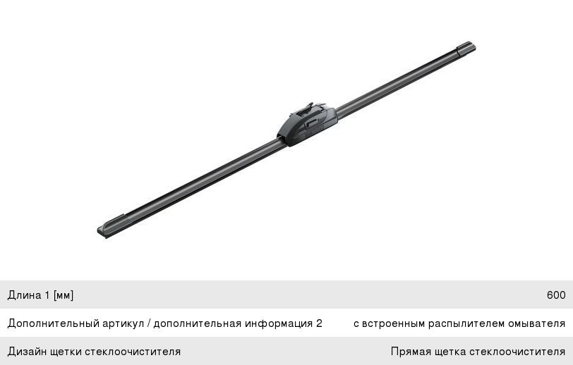 Щетка стеклоочистителя RENAULT Master 2 (98-) 600мм BOSCH
