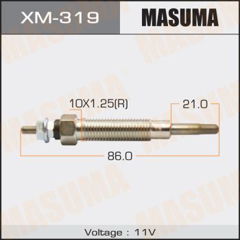 Свеча накаливания MITSUBISHI L200 (96-07) MASUMA