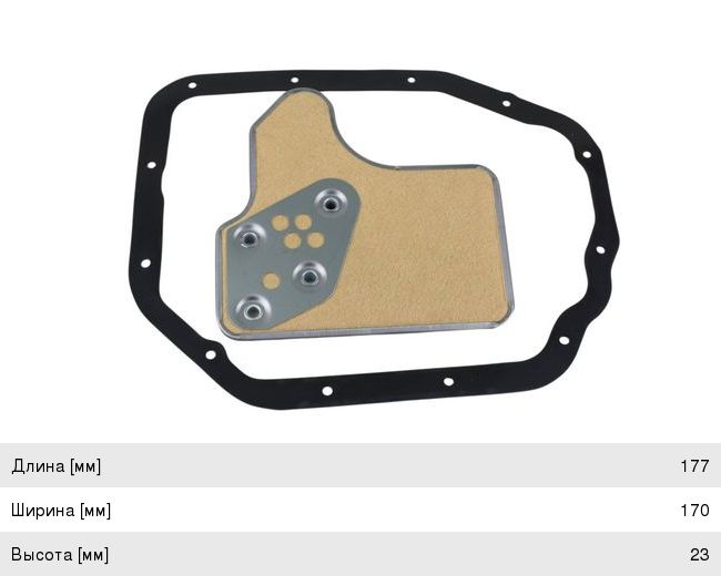 Изображение 1, JT203K Фильтр масляный АКПП MITSUBISHI RVR (97-03) (с прокладкой) JS ASAKASHI