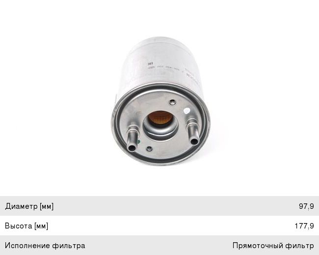 Фильтр топливный RENAULT Grand Scenic (06-08) (1.5 DCI), Megane (05-09) (2.0 DCI) BOSCH