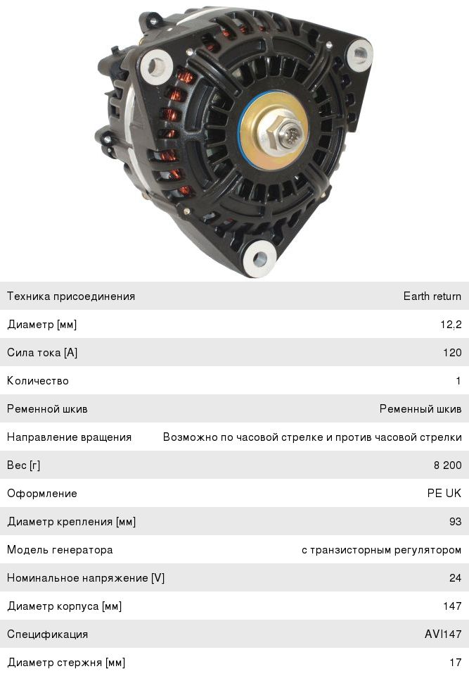 Схема подключения генератора ман тгс