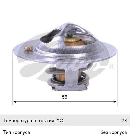 Термостат SUBARU Forester (98-12) GATES