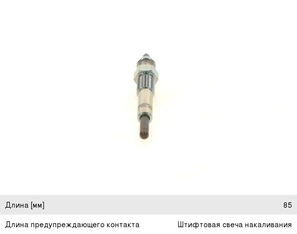 Свеча накаливания BOSCH