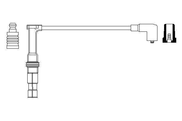 Провод высоковольтный ALFA ROMEO 156 (97-05) комплект BOSCH
