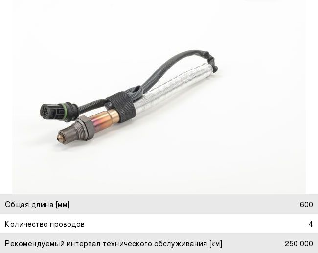 Датчик кислорода BMW 5 (F10) BOSCH