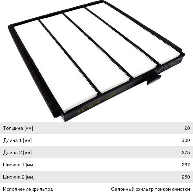 Изображение 1, AC8508 Фильтр воздушный салона HONDA Odyssey (99-03) JS ASAKASHI
