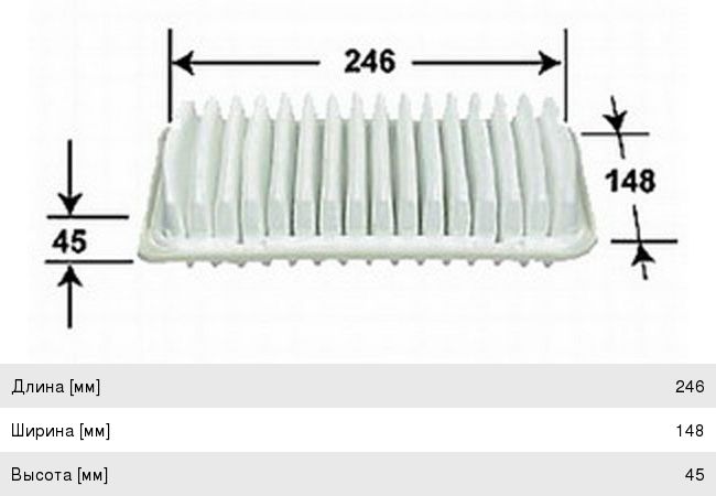 Изображение 1, A964J Фильтр воздушный SUZUKI Splash (08-15) (1.0/1.2) JS ASAKASHI