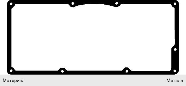 Изображение 1, 025010P Прокладка крышки клапанной RENAULT Clio (96-) CORTECO