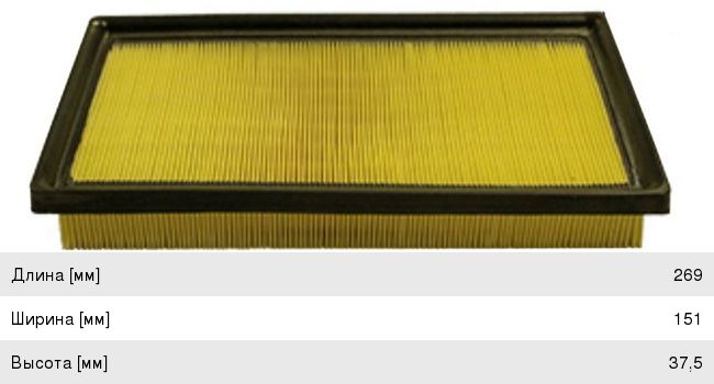 Изображение 1, A1536 Фильтр воздушный TOYOTA Mirai (14-) JS ASAKASHI